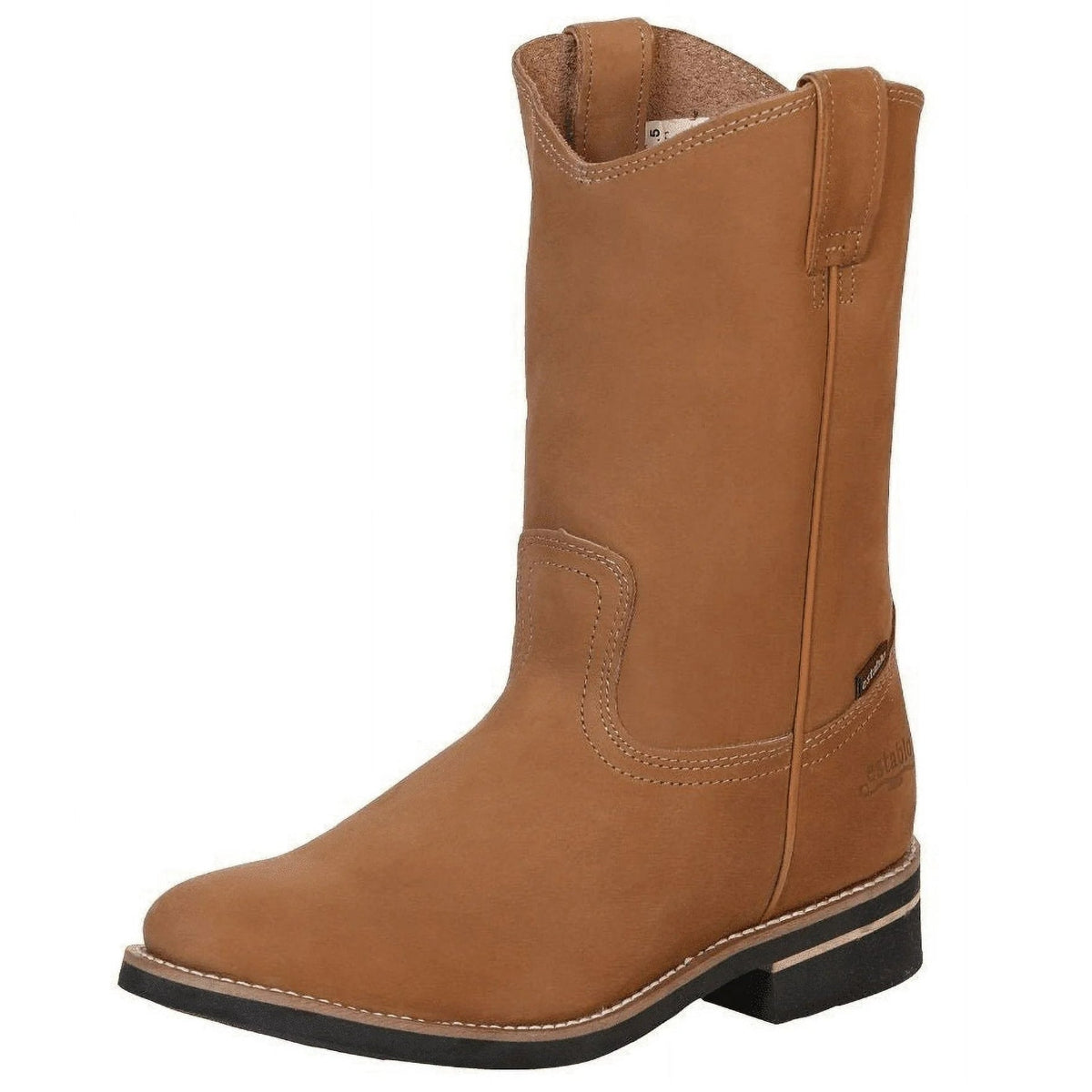 Botas de trabajo Establo de piel auténtica de ante con puntera suave