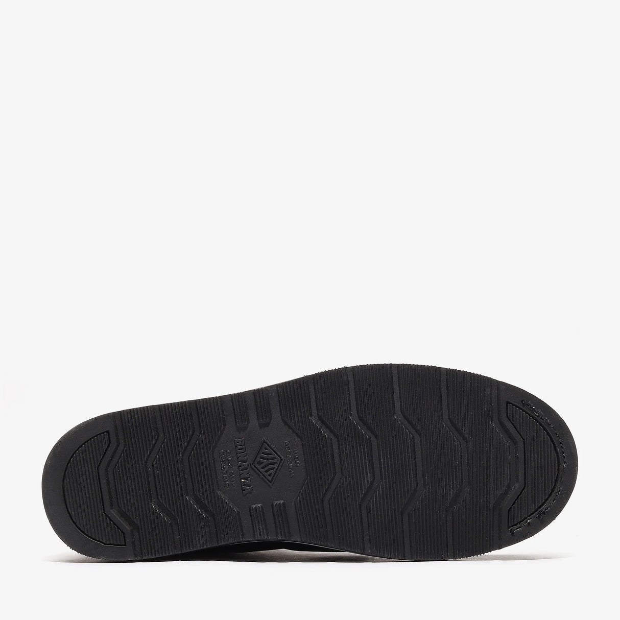 Jet Black Bonanza 6-inch moc toe work boots with durable leather and classic stitching