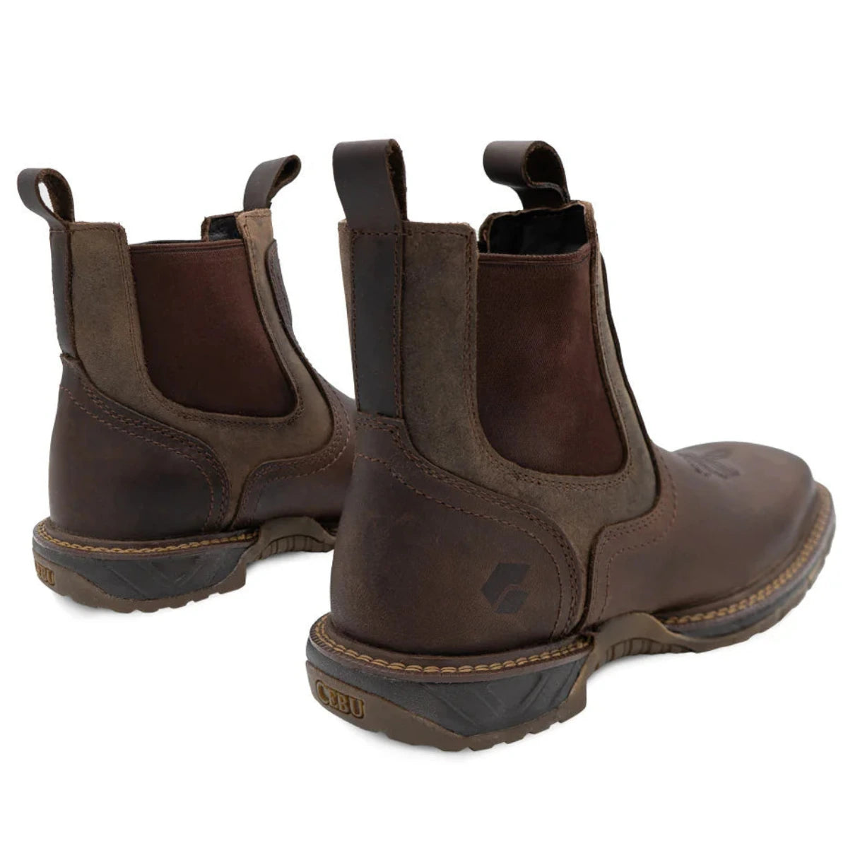 Cebu BC Thunder Chelsea Square Toe Work Boots - Soft Toe