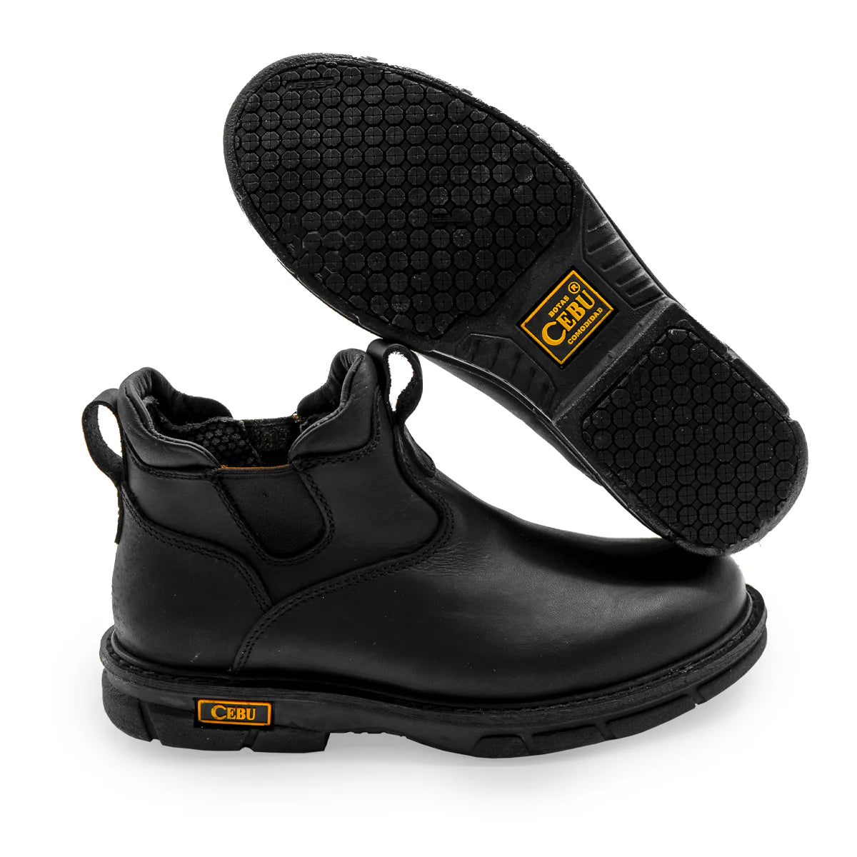 Cebu Max Grip Light Weight 6" Anti Slip Work Shoes - Soft Toe