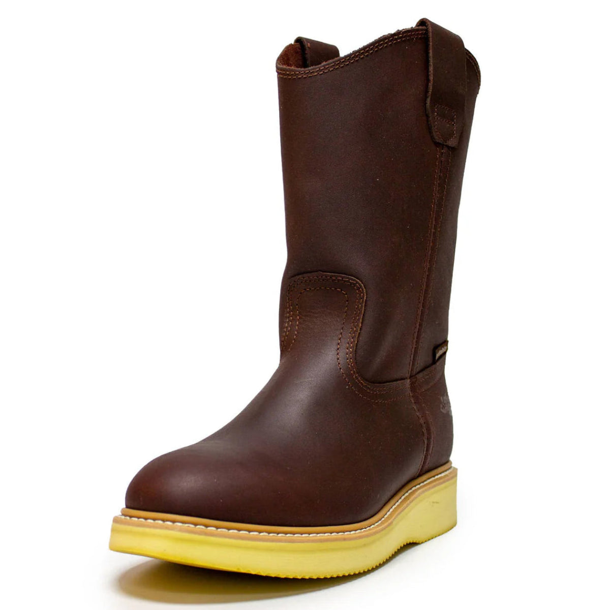 Botas de trabajo sin cordones Establo de piel auténtica Mil Rayas - Punta blanda