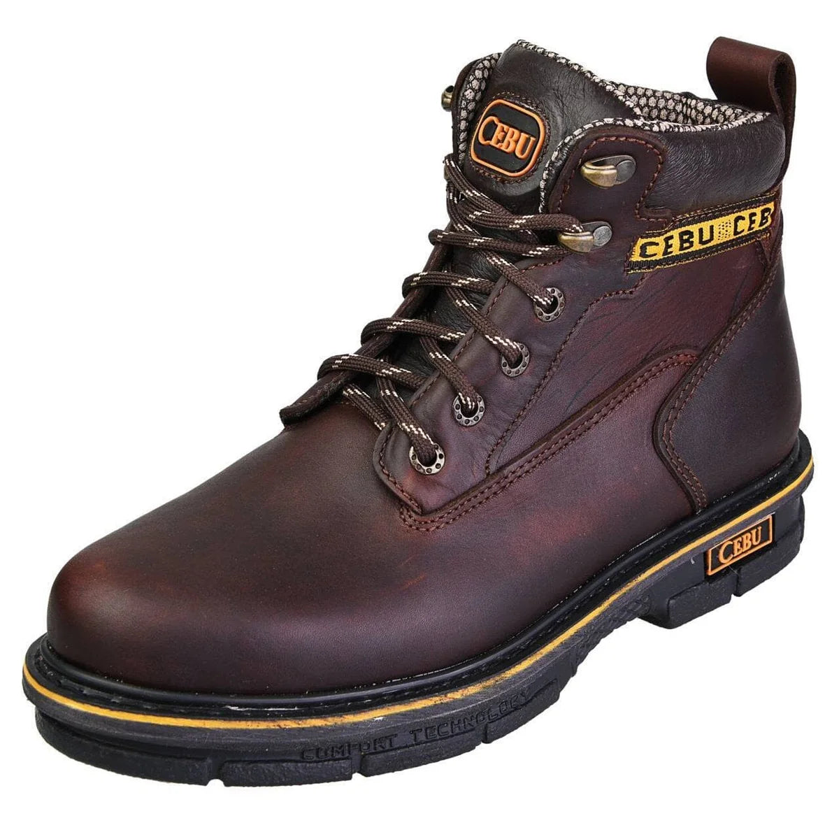 Cebu Walker BMX Lacer 8" Mid Duty Work Boots - Steel Toe