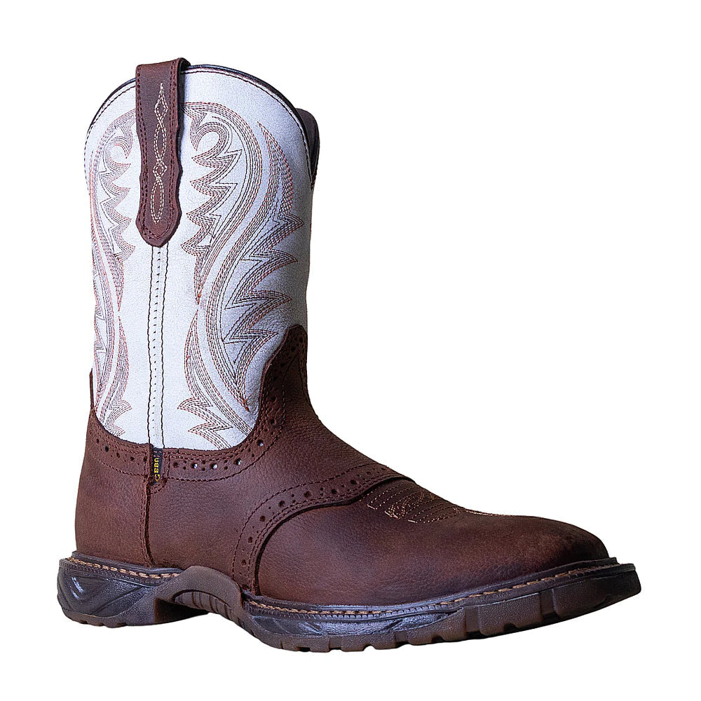 Cebu Comanche 10" Square Toe Western Work Boots - Soft Toe