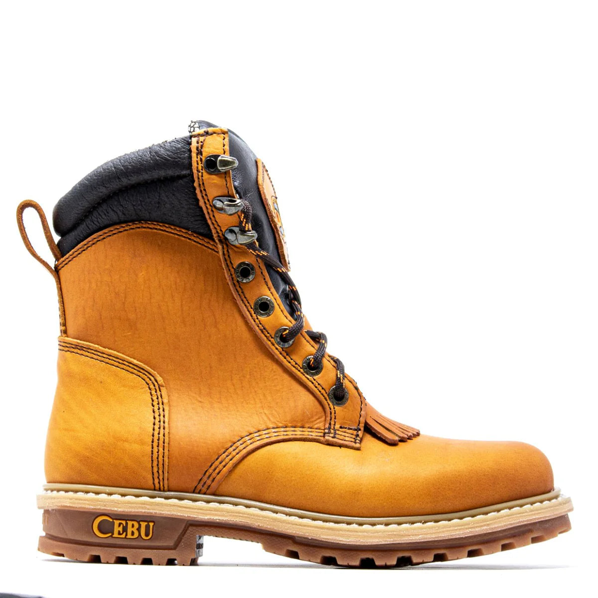 Cebu TK Lacer 8" Heavy Duty Work Boots - Soft Toe