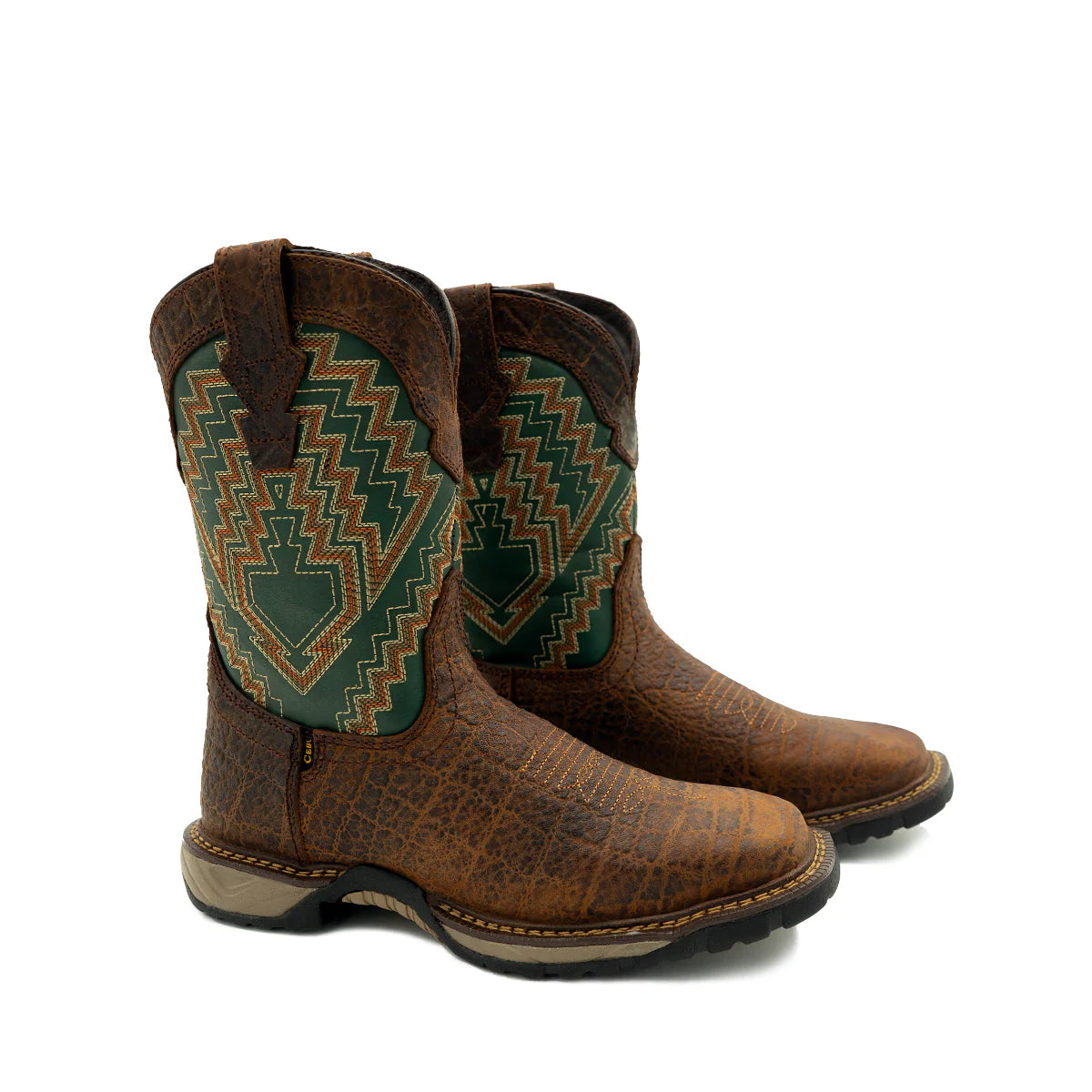 Cebu Cochise Ultra Lightweight 10" Square Toe Work Boots - Soft Toe