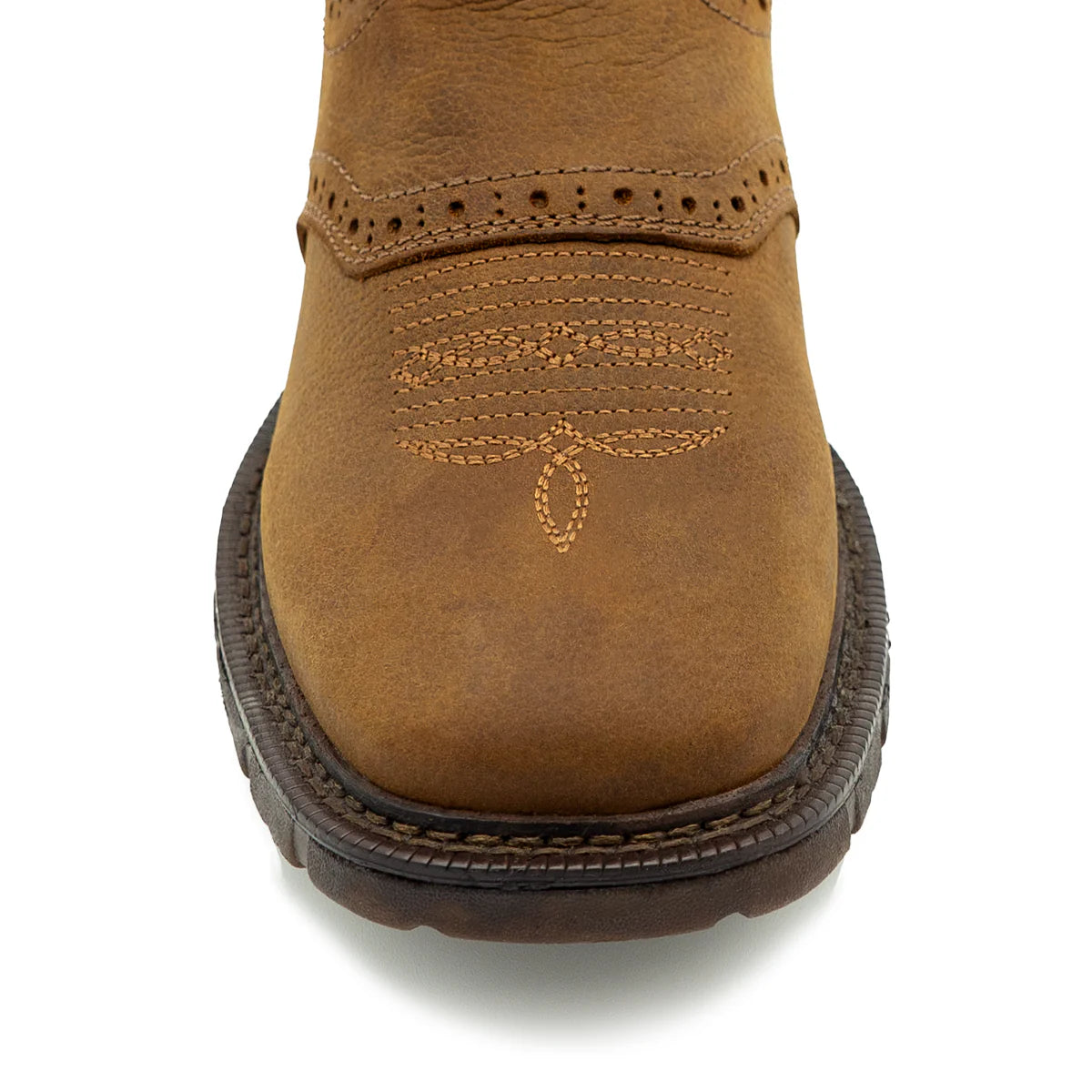 Cebu Comanche 10" Square Toe Western Work Boots - Soft Toe