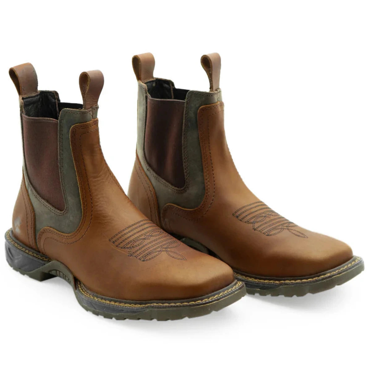 Cebu BC Thunder Chelsea Square Toe Work Boots - Soft Toe