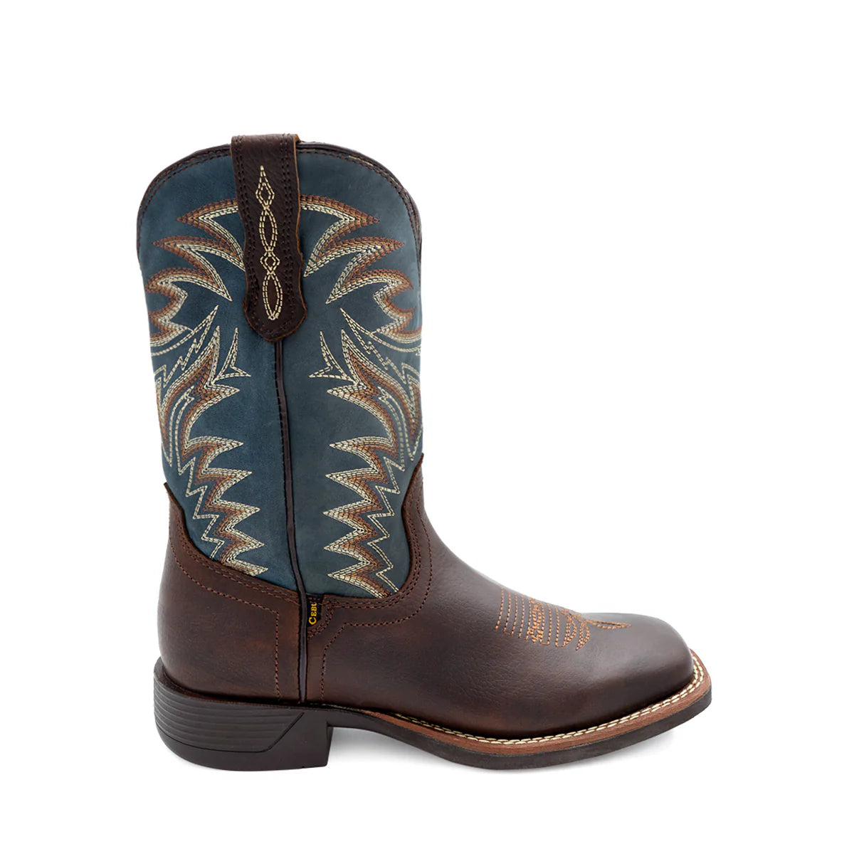 Cebu Denali 10" Square Toe Western Work Boots - Soft Toe