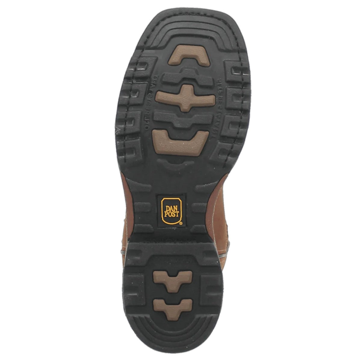 Botas de trabajo de cuero impermeables con punta de acero Blayde de Dan Post - Color canela