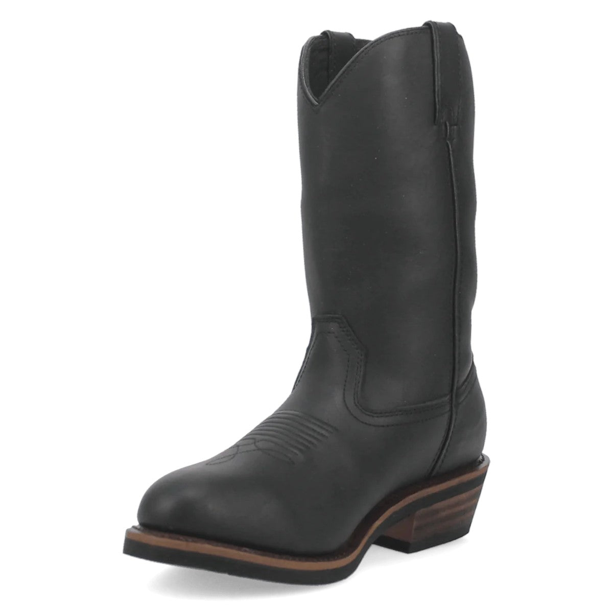 Botas de trabajo de cuero impermeables Dan Post Albuquerque - Negras