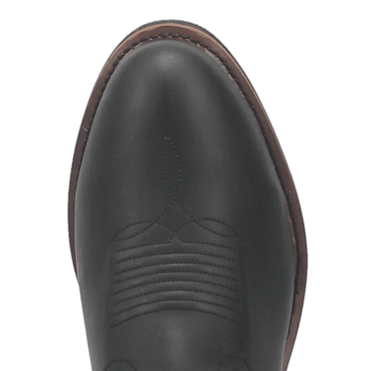 Botas de trabajo de cuero impermeables Dan Post Albuquerque - Negras