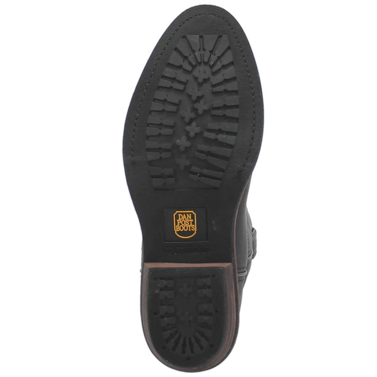 Botas de trabajo de cuero impermeables Dan Post Albuquerque - Negras