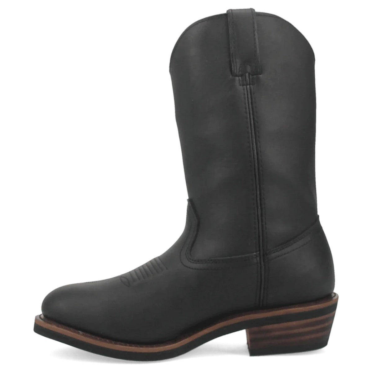 Botas de trabajo de cuero impermeables Dan Post Albuquerque - Negras