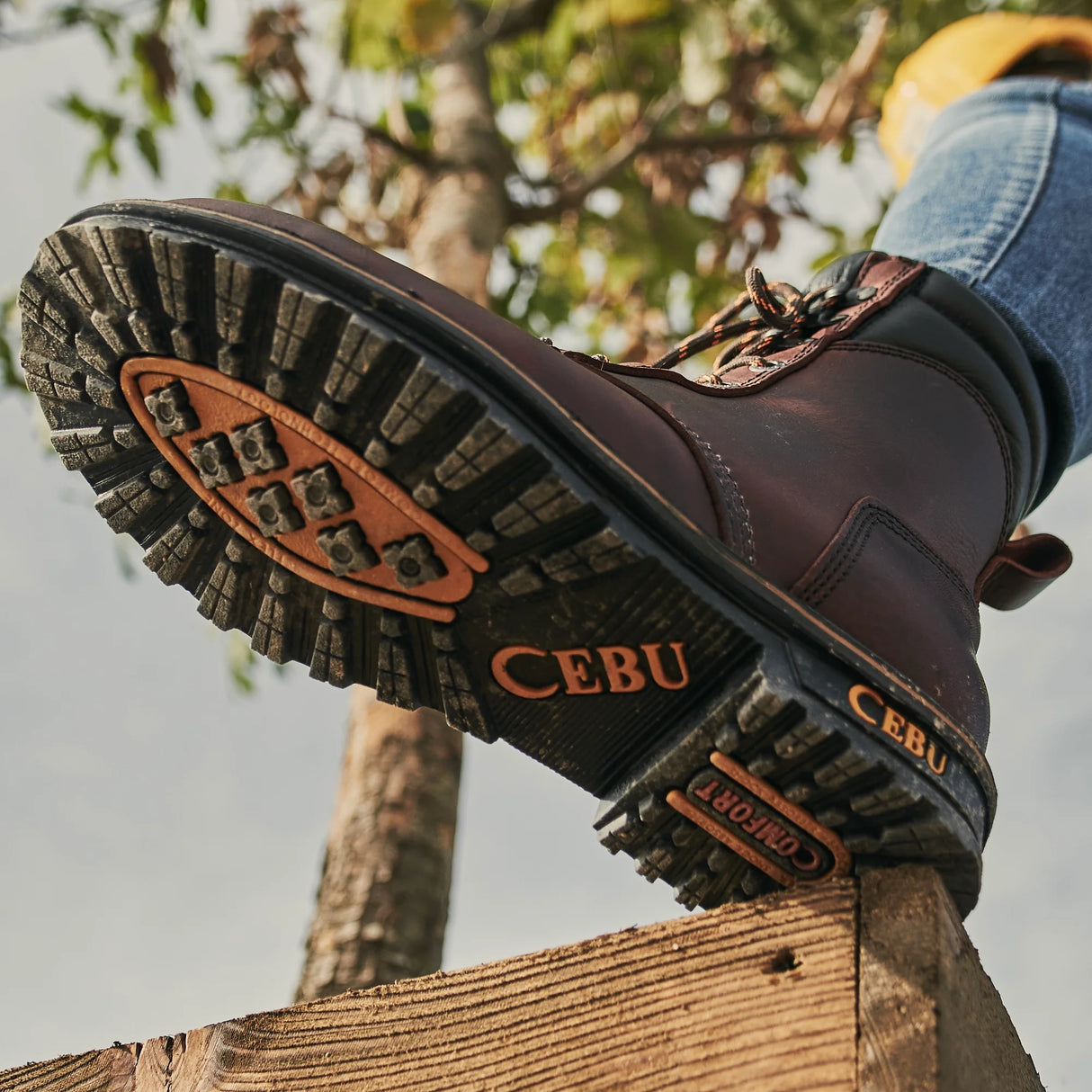 Cebu TK Lacer 8" Heavy Duty Work Boots - Steel Toe