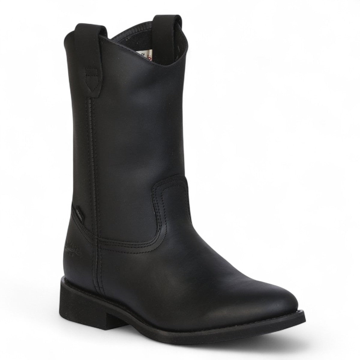 Botas de trabajo Establo de piel auténtica sin cordones - Punta blanda