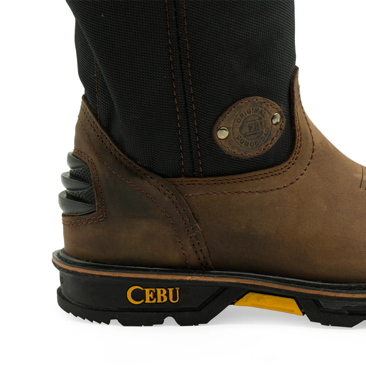Cebu HL100 Lightweight Pull On 10" Work Boots - Soft Toe