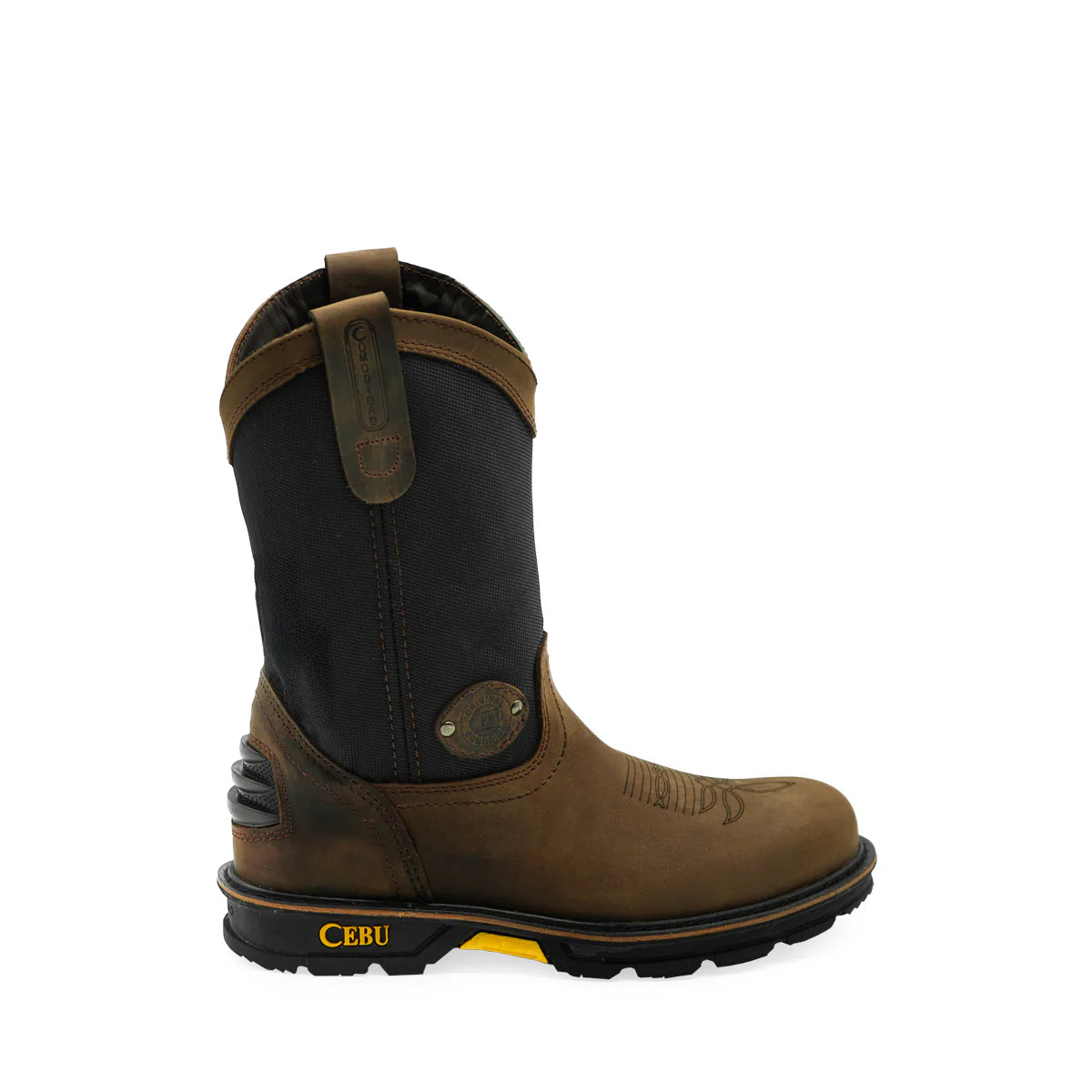 Cebu HL100 Lightweight Pull On 10" Work Boots - Soft Toe