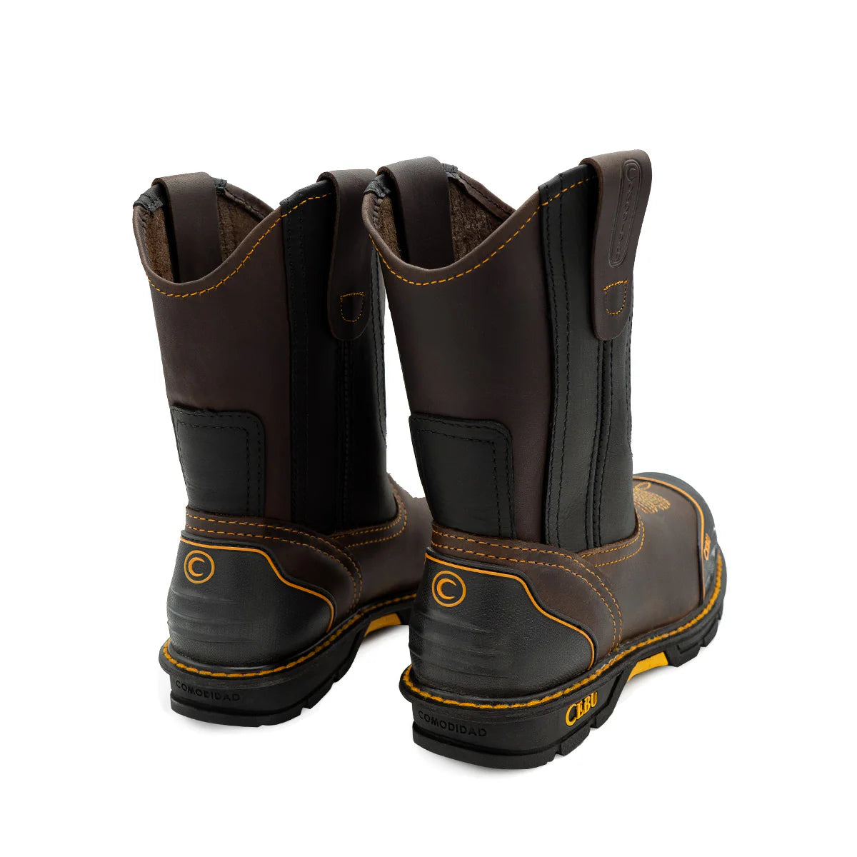 Cebu Farmer Pull On 10" Work Boots - Composite Toe