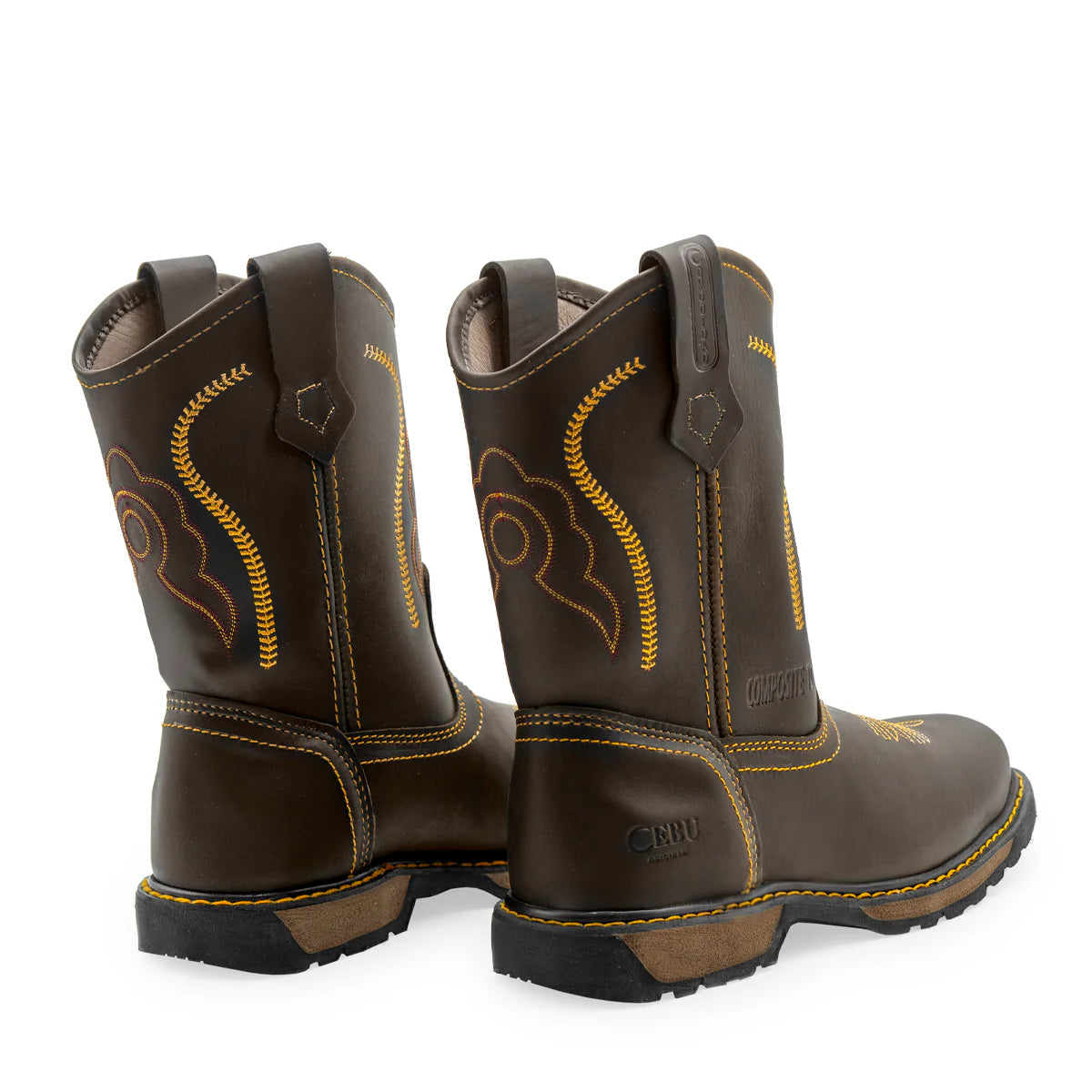 Cebu Rodeo Pull On Composite Toe 10" Work Boots