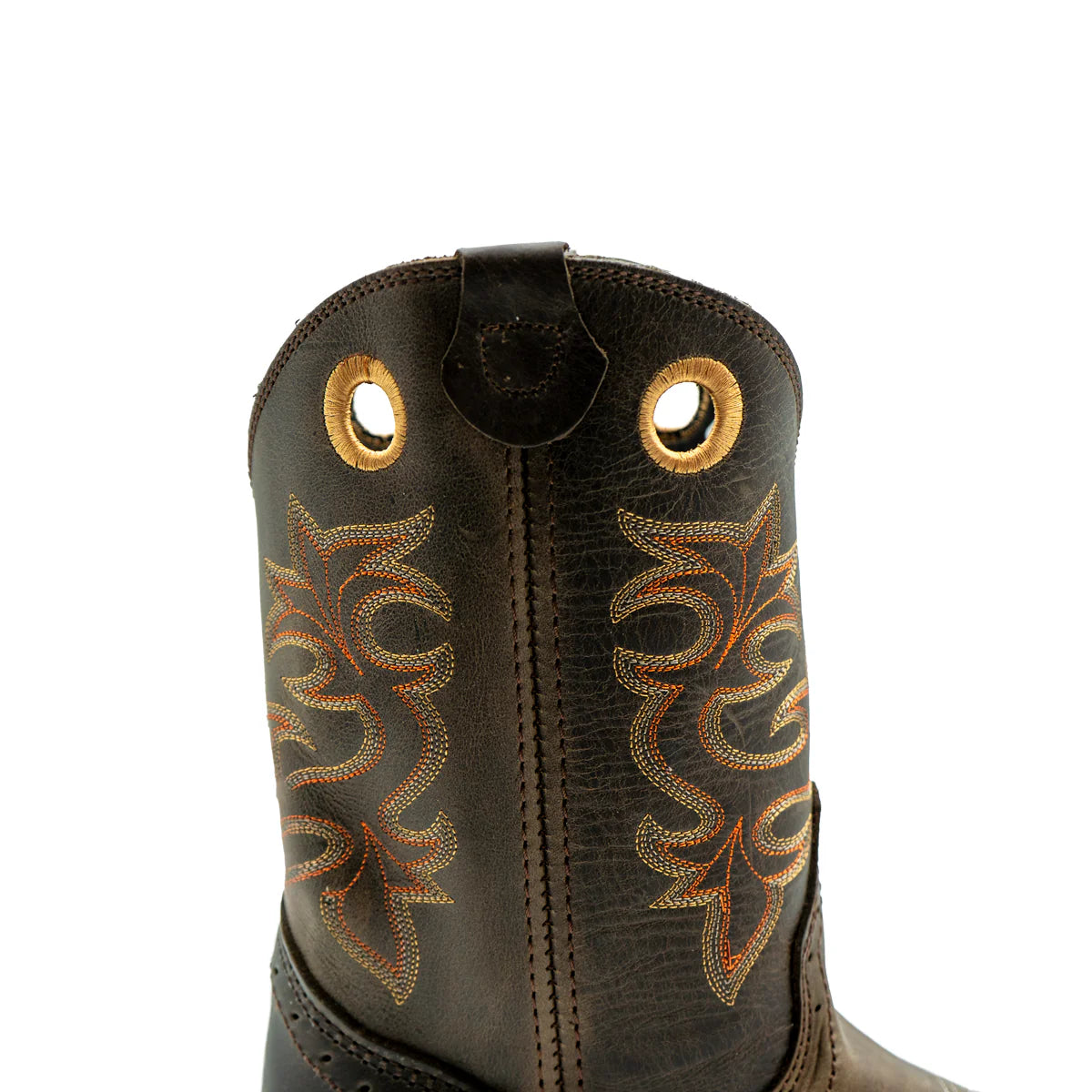 Cebu PR Rayas Wellington Pull On 10" Square Toe Work Boots - Soft Toe