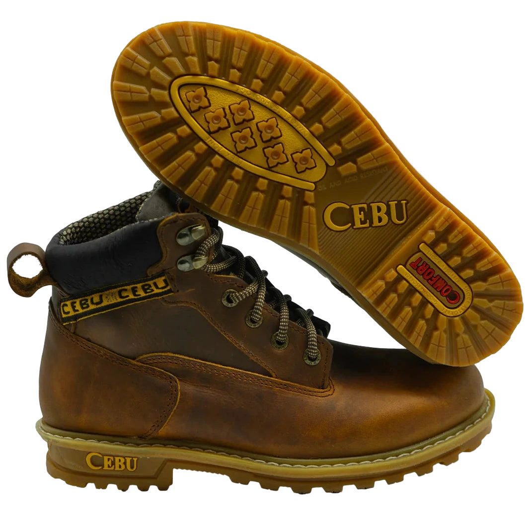 Cebu TK Borcegui 6" Heavy Duty Work Boots - Soft Toe