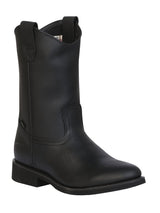 Establo Genuine Leather Pull-On Work Boots - Soft Toe