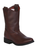 Establo Genuine Leather Pull-On Work Boots - Soft Toe