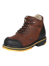 Establo Genuine Leather Track Sole Moc Toe Work Shoes - Soft Toe