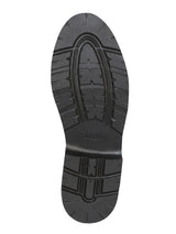 Establo Genuine Leather Moc Toe Lace-Up Work Shoes - Soft Toe