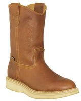 Establo Genuine Leather Mil Rayas Pull-On Work Boots - Soft Toe
