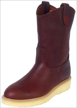 Establo Genuine Leather Mil Rayas Pull-On Work Boots - Soft Toe