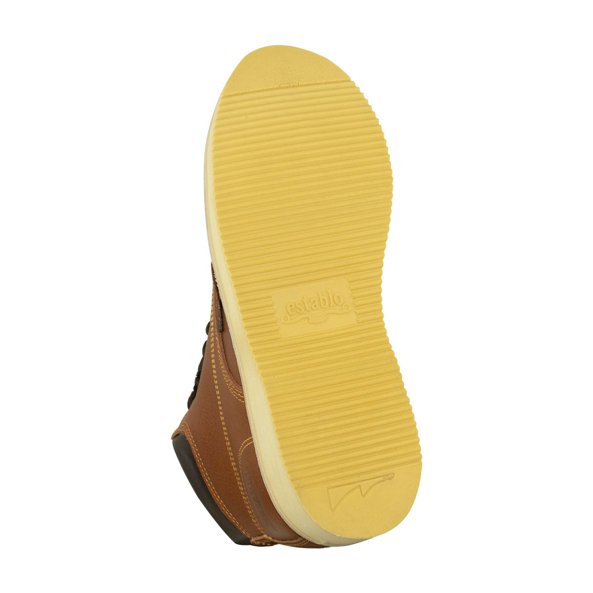 Establo Genuine Leather Mil Rayas Moc Toe Work Shoes - Soft Toe