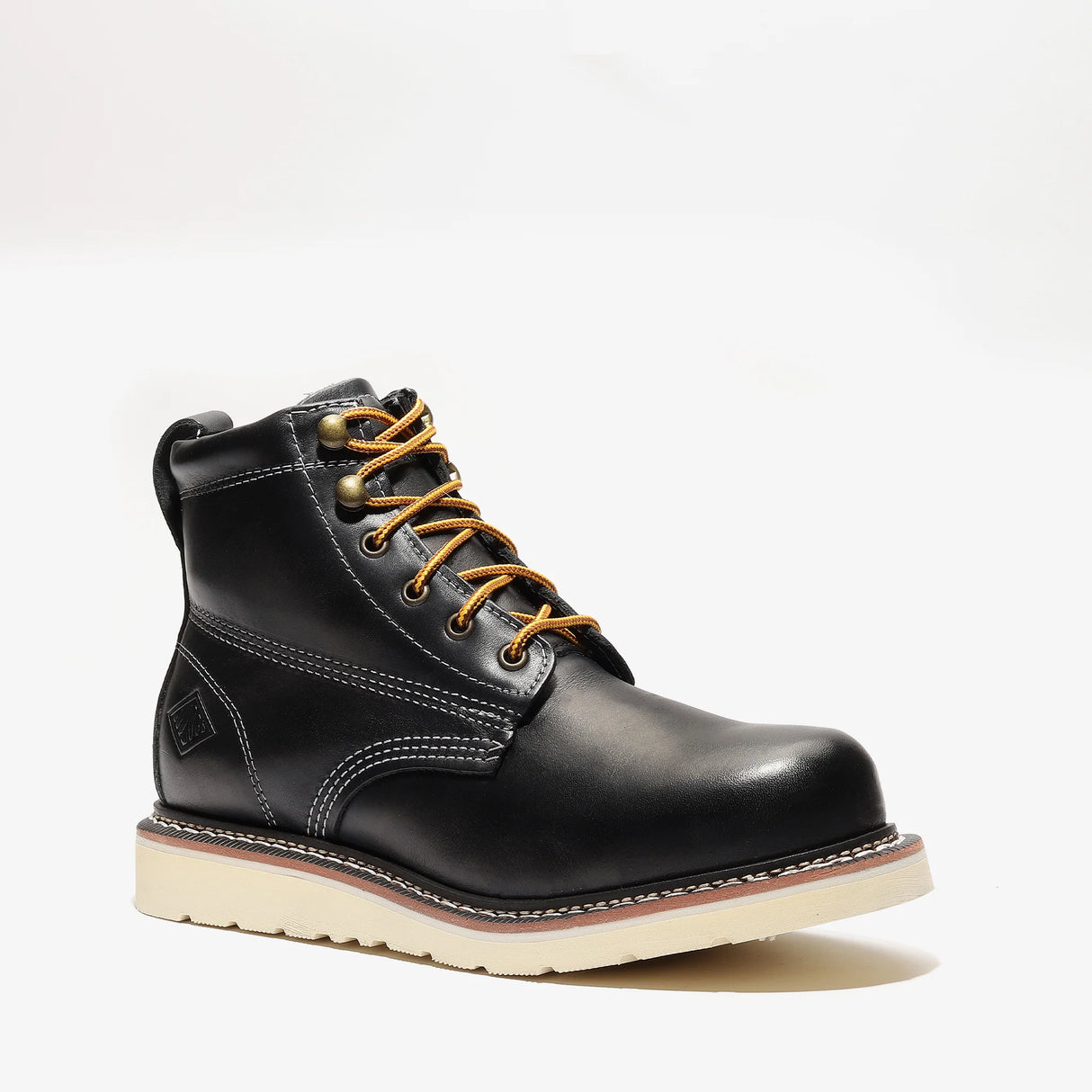 Bonanza Boots Boots Bonanza Frontier Classic 6" Plain Toe Work Boots angle view