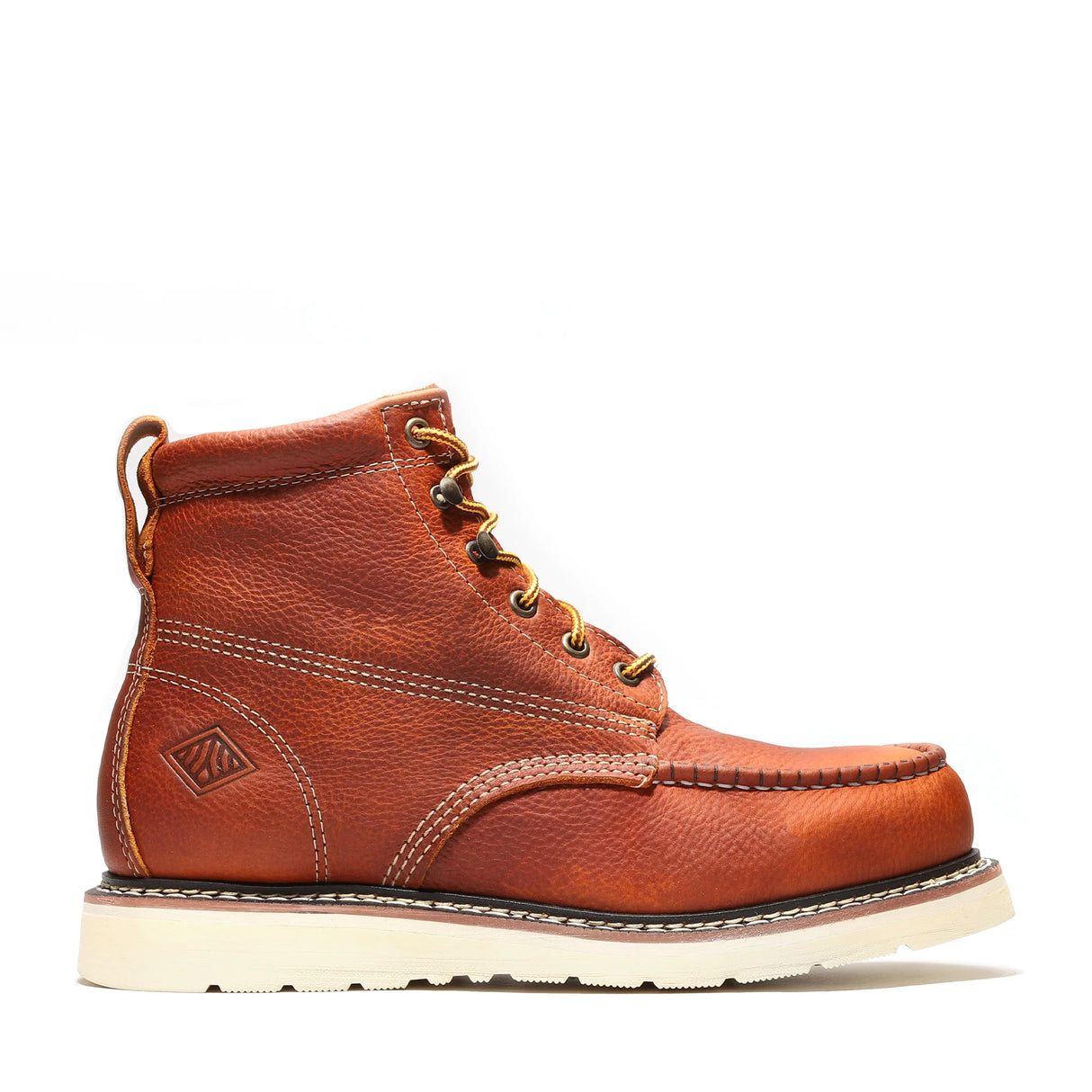 Bonanza Frontier Classic 6" Moc Toe Work Boots - Golden Brown