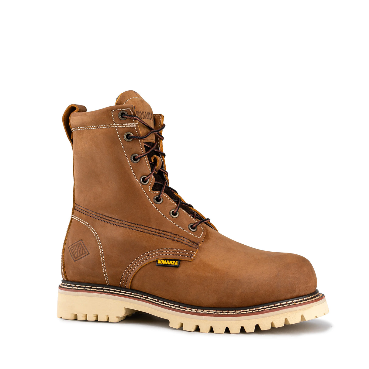 Bonanza Summit 8" Insulated Plain Toe Work Boots