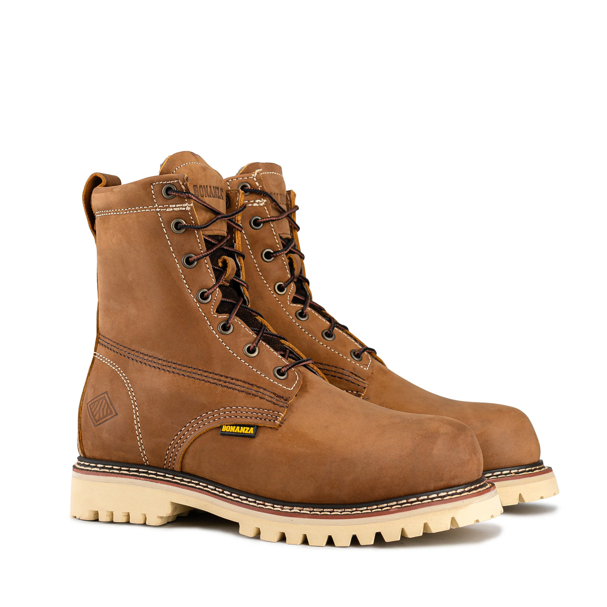 Bonanza Summit 8" Insulated Plain Toe Work Boots