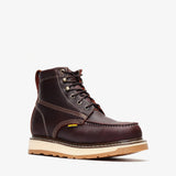 Bonanza Frontier Dual 6" Moc Toe Work Boots - Burgundy
