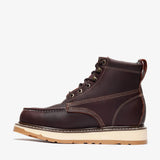 Bonanza Frontier Dual 6" Moc Toe Work Boots - Steel Toe - Burgundy