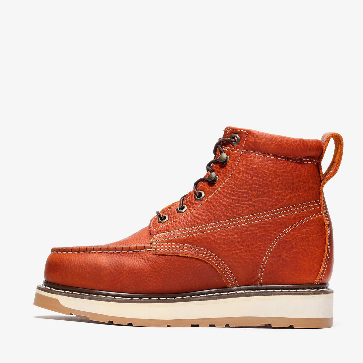 Bonanza Frontier Dual 6" Moc Toe Work Boots - Golden Brown
