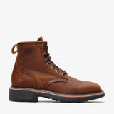 Bonanza Rancher Grit 6" Square Toe Lacer - Crazy Brown