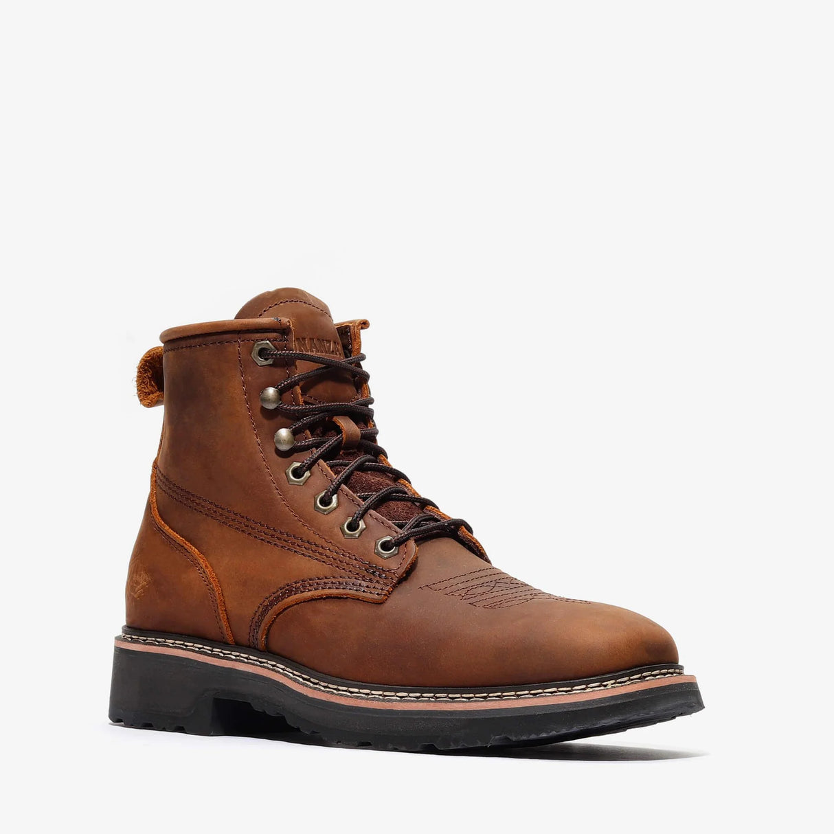 Bonanza Rancher Grit 6" Square Toe Lacer - Crazy Brown