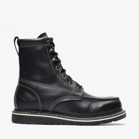 Bonanza 8-inch black moc toe work boots – rugged, reliable, and built for the toughest jobs