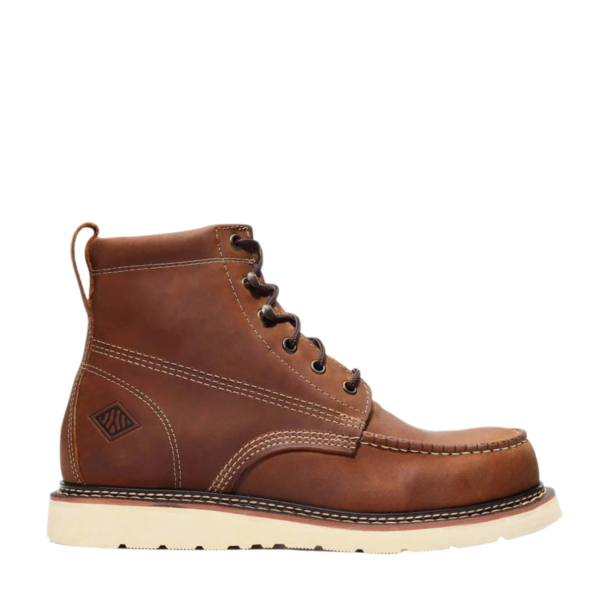 Bonanza Frontier Classic 6" Moc Toe Work Boots - Steel Toe