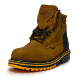 Establo Genuine Leather Track Sole Moc Toe Work Shoes - Soft Toe