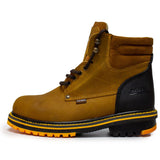 Establo Genuine Leather Track Sole Moc Toe Work Shoes - Soft Toe