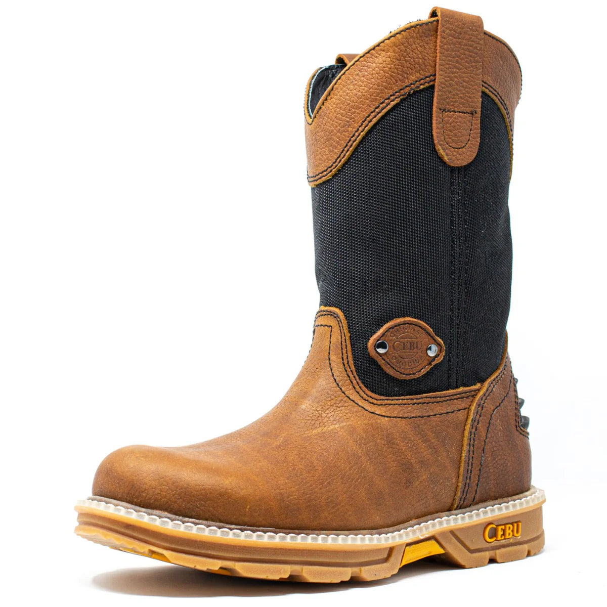 Cebu HL100 Lightweight Pull On 10" Work Boots - Soft Toe