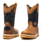 Cebu HL100 Lightweight Pull On 10" Work Boots - Soft Toe