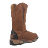 Dan Post Blayde Steel Toe Waterproof Leather Work Boots - Saddle Tan