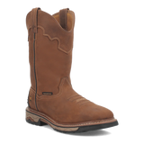 Dan Post Blayde Steel Toe Waterproof Leather Work Boots - Saddle Tan