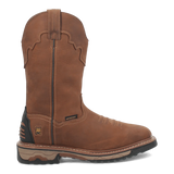 Dan Post Blayde Steel Toe Waterproof Leather Work Boots - Saddle Tan